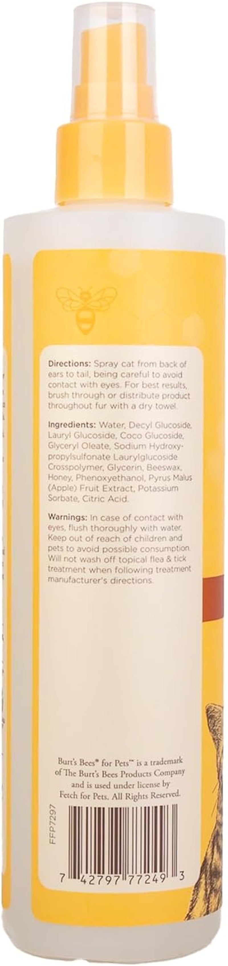 Grooming Supplies - Cat Natural Waterless Shampoo with Shea Butter and Honey | No Bath Needed