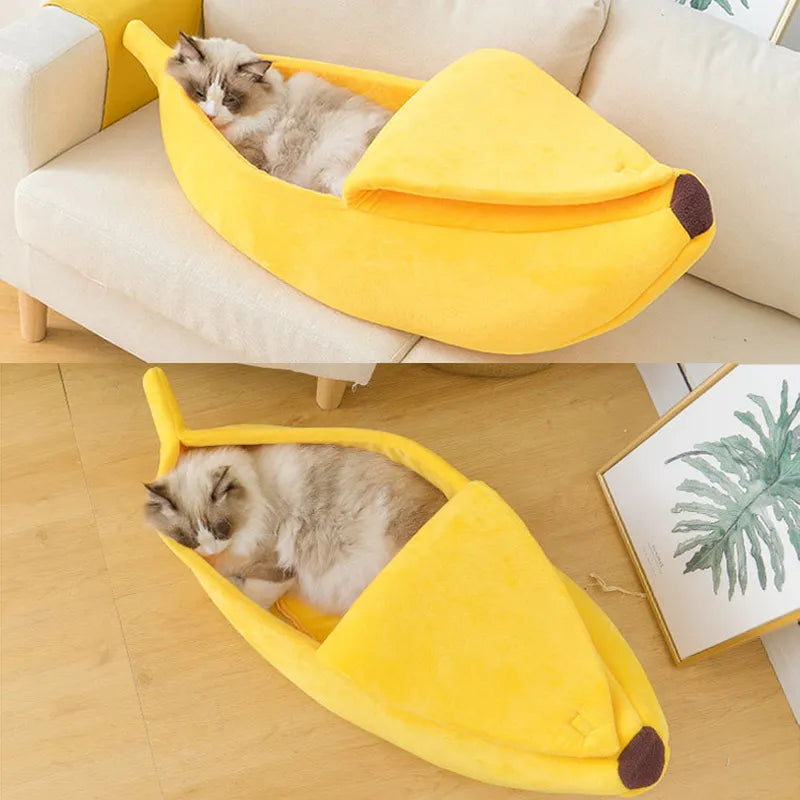 Bedding and Crates - Banana Cat Bed House