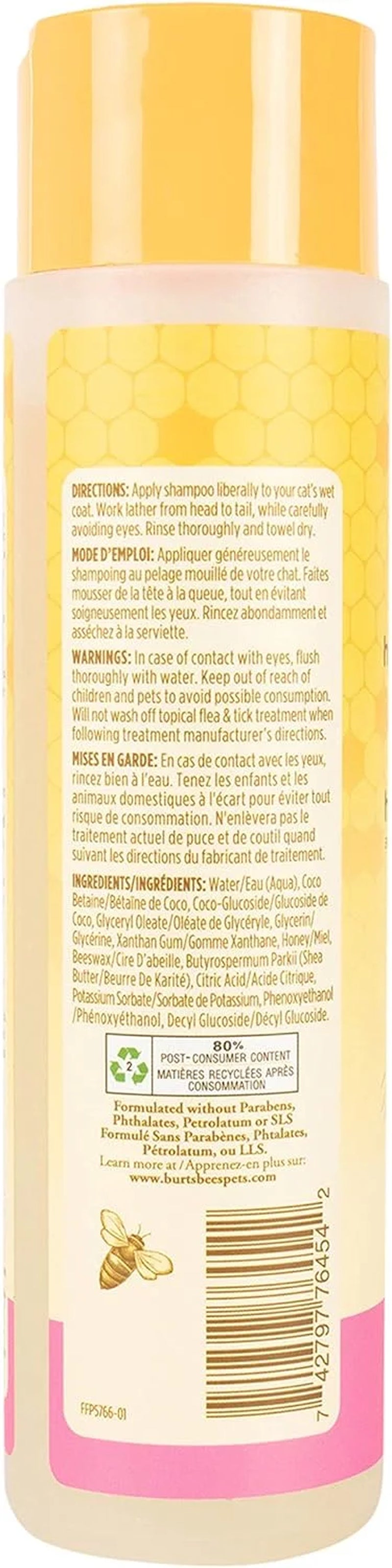 Grooming Supplies - Hypoallergenic Cat Shampoo Infused with Shea Butter and Honey