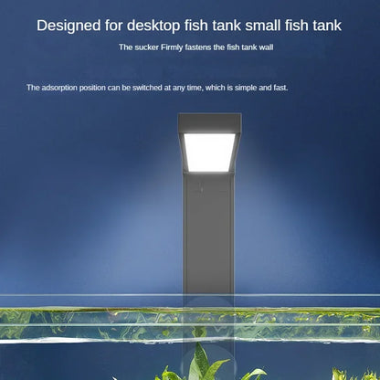 Aquariums and Tanks - Small Fish Tank LED Lamp Fans Your Aquarium Lighting Water Plant Lamp Algae Tank Lamp Fill Light Waterproof Aquarium Lamp