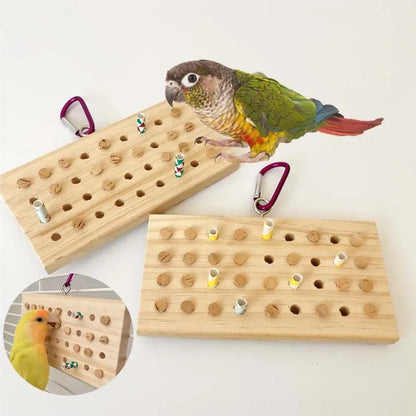 Toy -Hanging Solid Wood Keyboard Training Puzzle Stress Relief Toys 