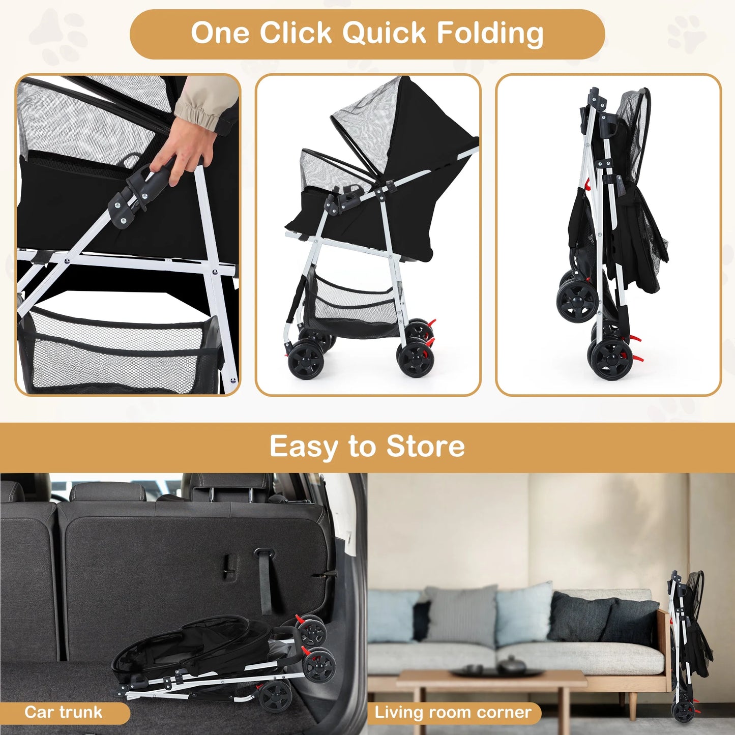 Travel Accessories - Pet Stroller