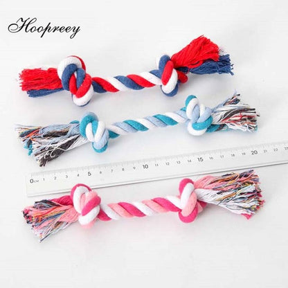 Toy - Cotton Double Rope Knot Pet Toy