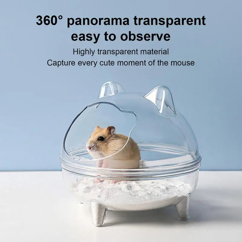 Cages and Habitat Accessories - Hamster Sand Bath Container