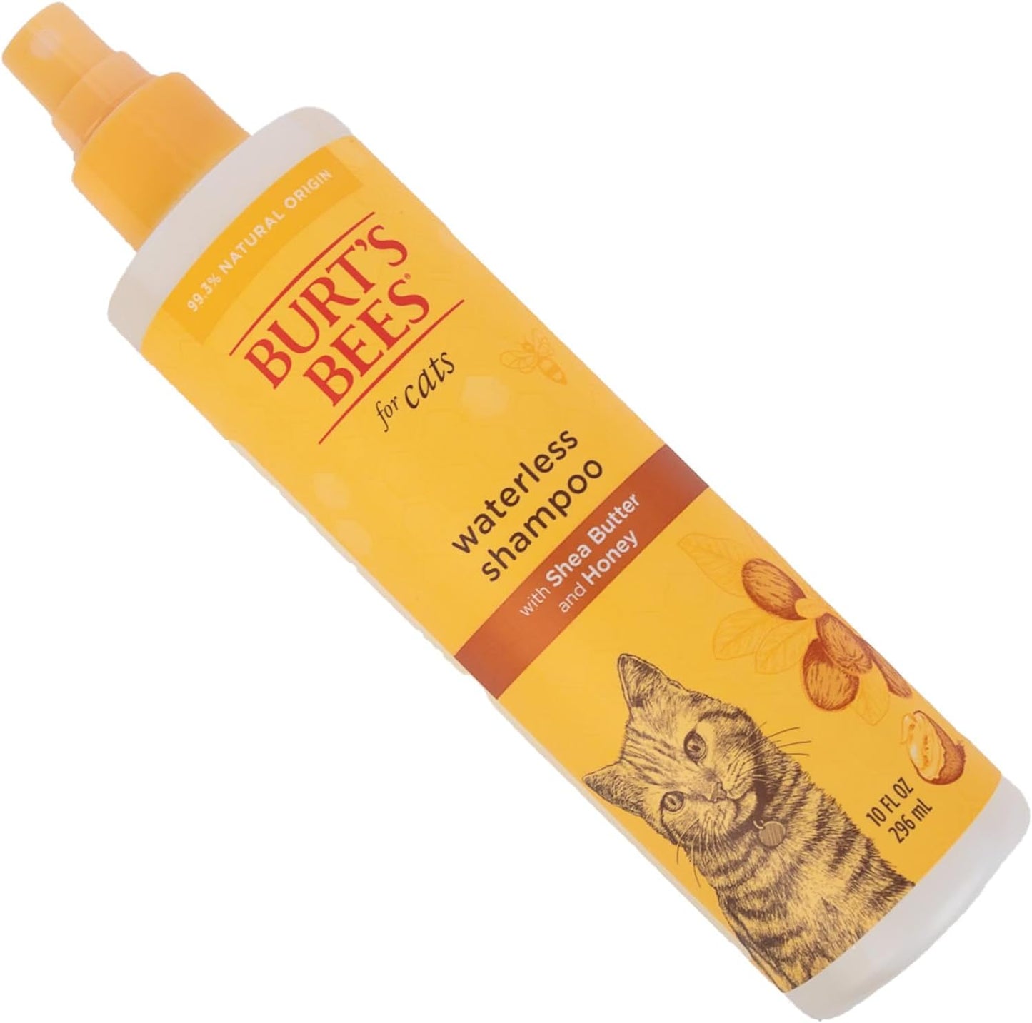 Grooming Supplies - Cat Natural Waterless Shampoo with Shea Butter and Honey | No Bath Needed 