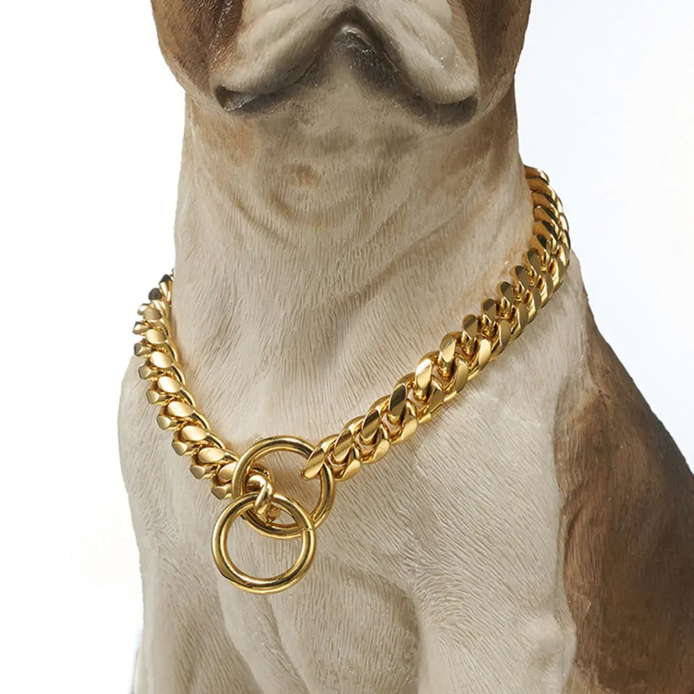 Apparel and Accessories - Cuban Link Chain Dog Collar