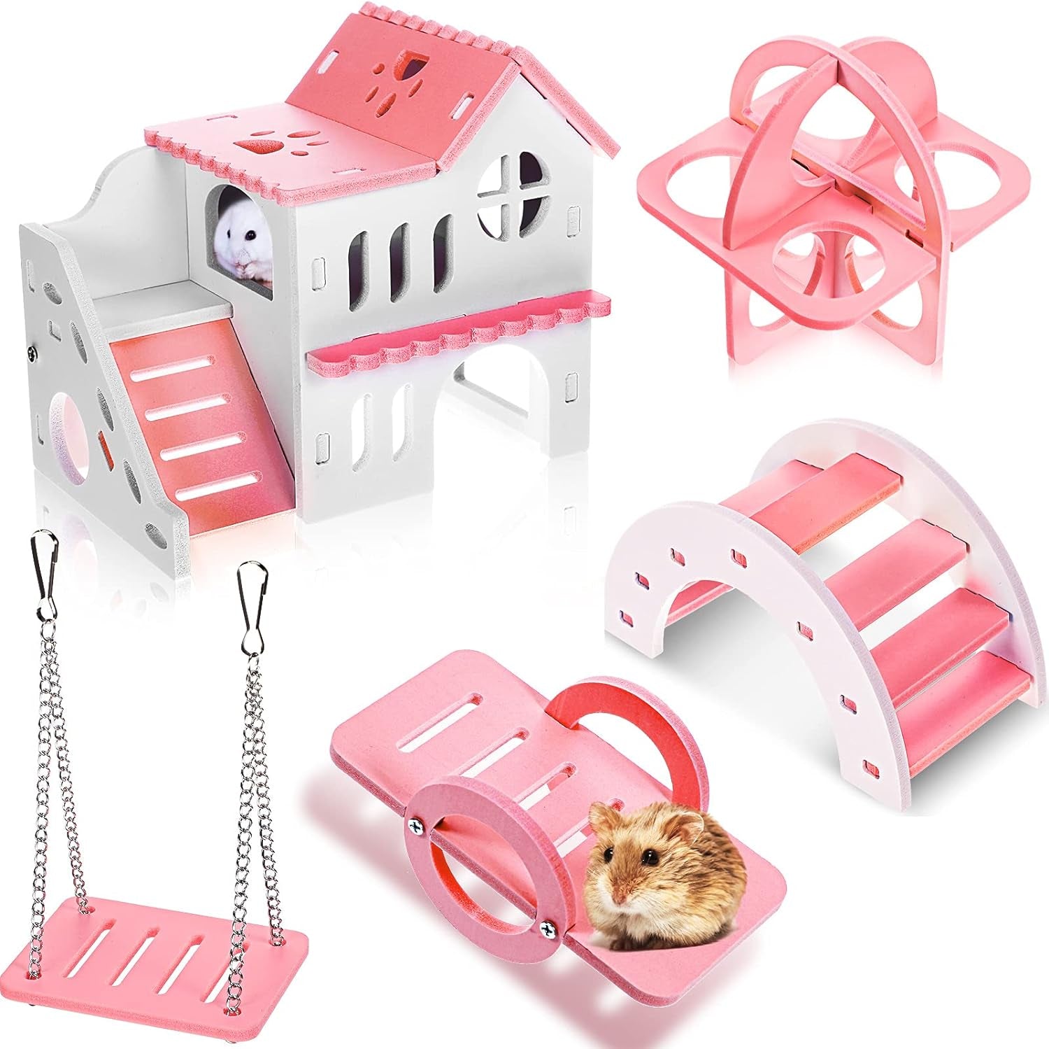 Toys - 5-Piece Hamster Toy Set