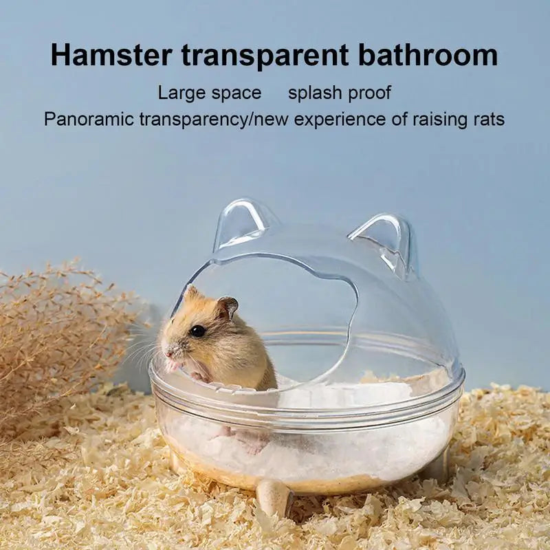 Cages and Habitat Accessories - Hamster Sand Bath Container