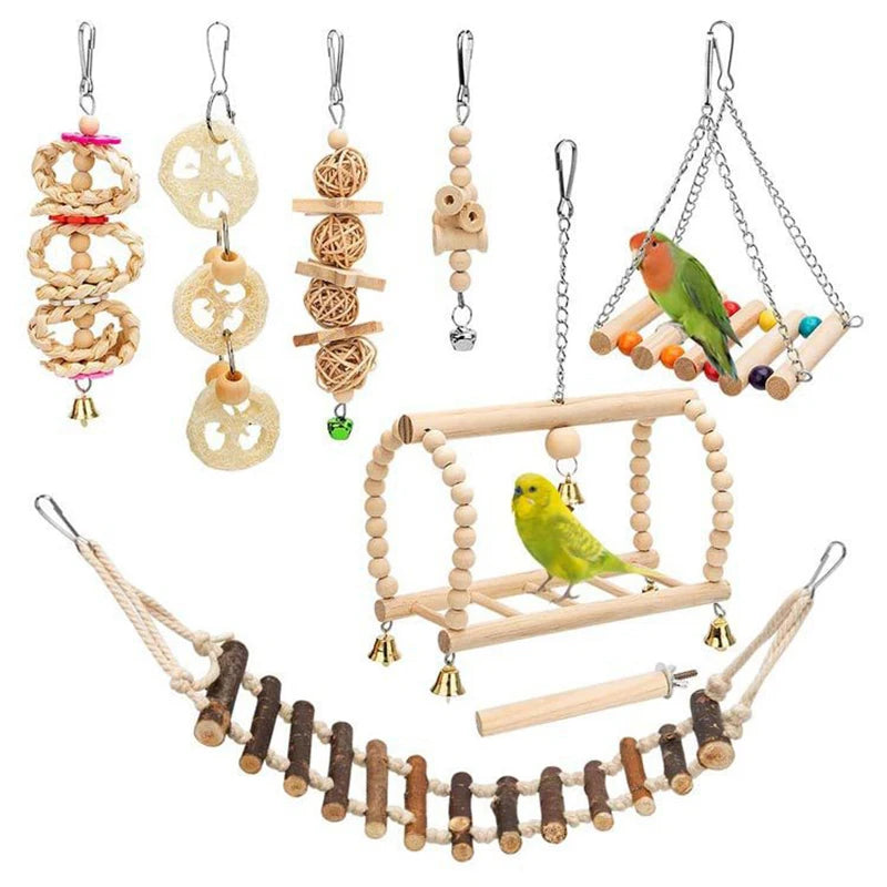 Toy - 8PCS Set Bird Traning