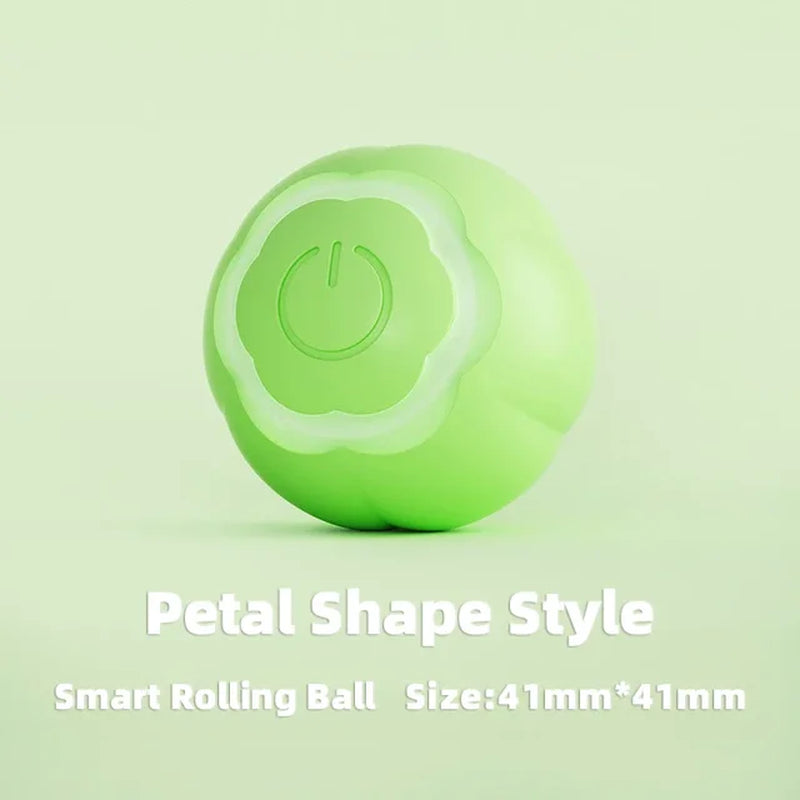 Pet Automatic Rolling Cat Toy Training Self-Propelled Kitten Toy Indoor Interactive Play Electric Smart Cat Ball Toy Supplies