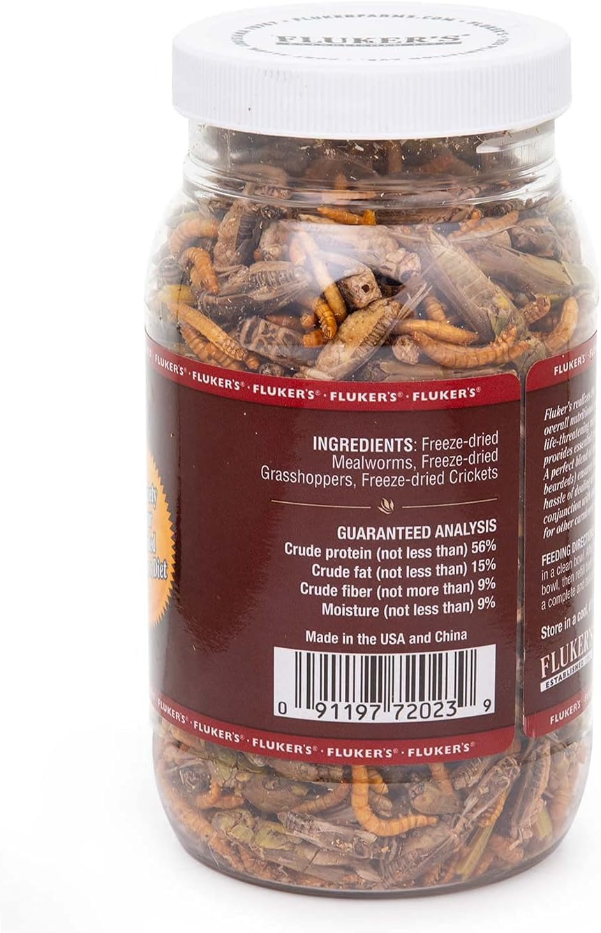 Food Treats - Bearded Dragon Medley Treat Food, 3.2-Ounce (72023)