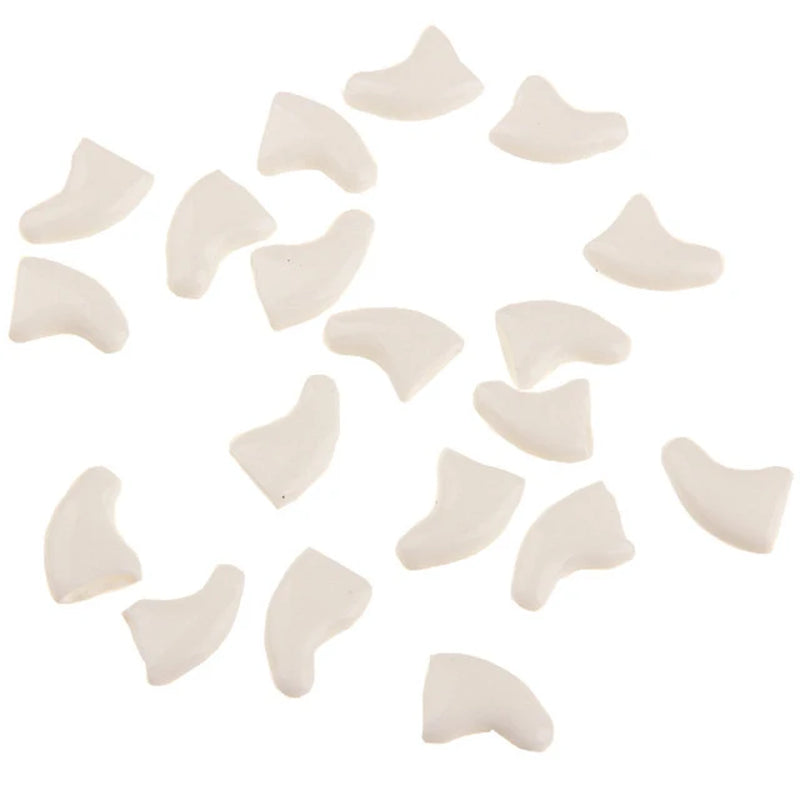 Apparel and Accessories - 20Pcs Silicone Soft Cat Nail Caps - Paw Claw Pet Nail Protectors for Kitten Cat Pet Products