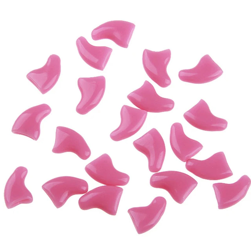 Apparel and Accessories - 20Pcs Silicone Soft Cat Nail Caps - Paw Claw Pet Nail Protectors for Kitten Cat Pet Products