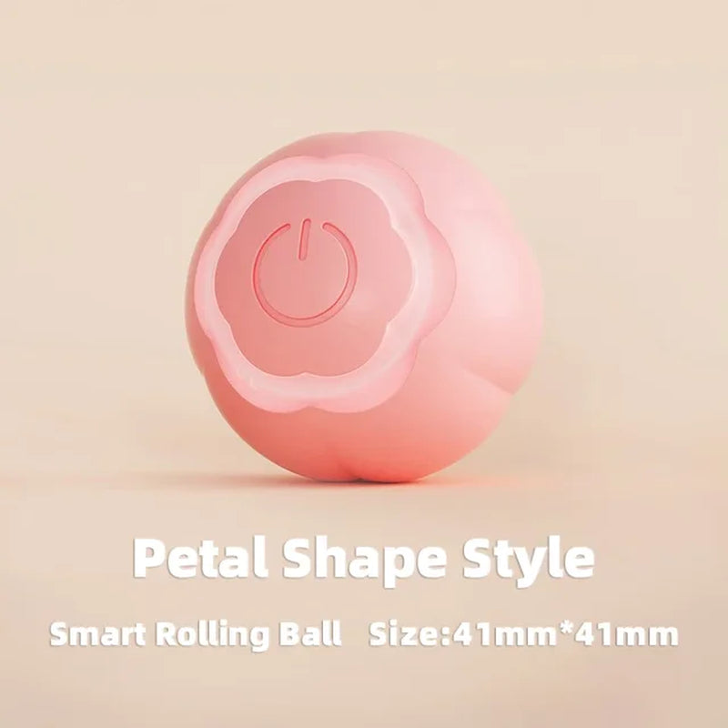 Pet Automatic Rolling Cat Toy Training Self-Propelled Kitten Toy Indoor Interactive Play Electric Smart Cat Ball Toy Supplies