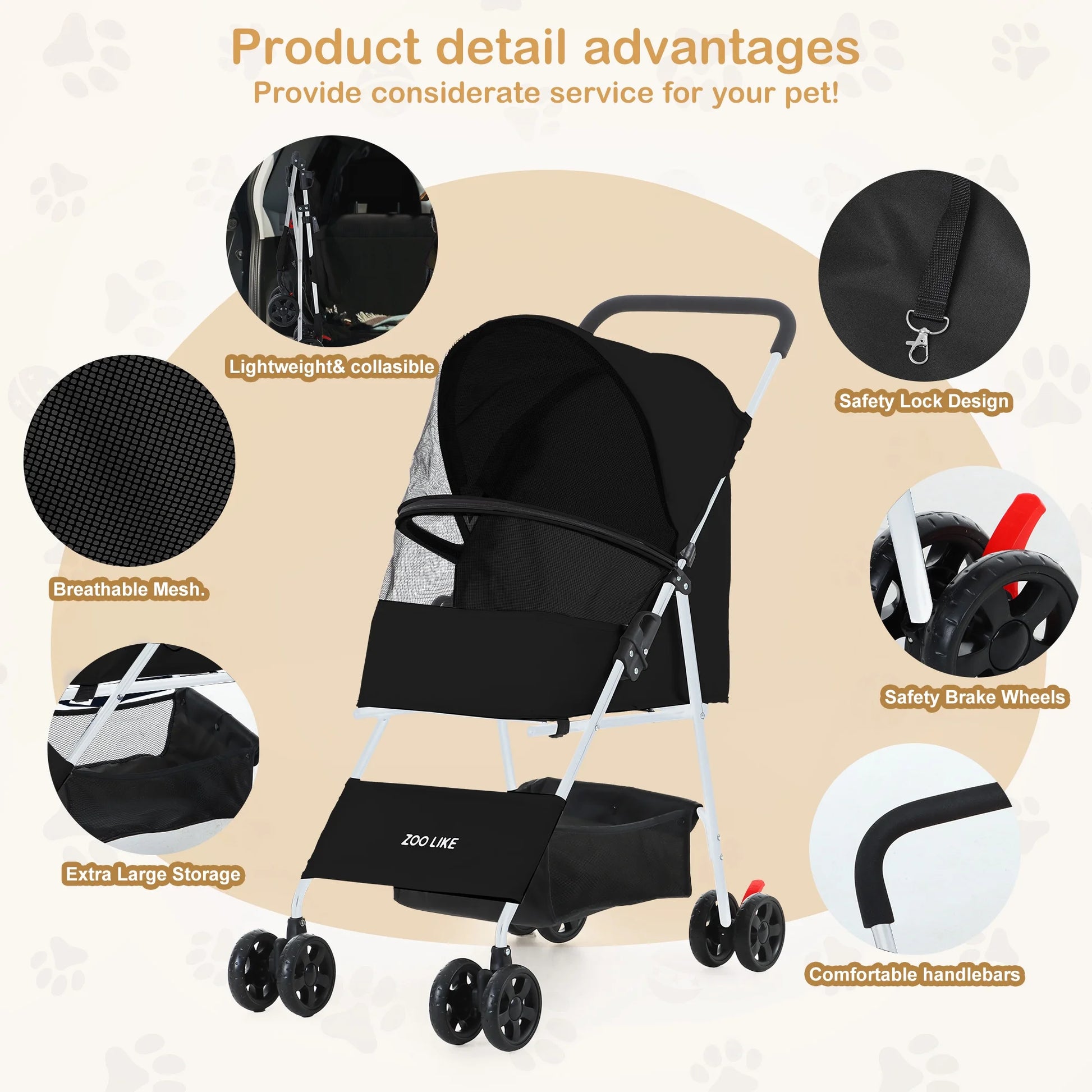 Travel Accessories - Pet Stroller