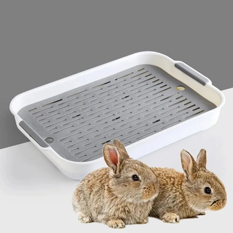 Litter and Litter Accessories - Litter Box Small Pet Toilet Tray - Corner Toilet Box