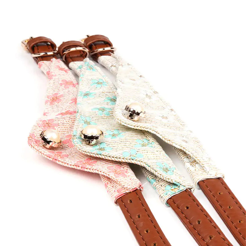 Collars, Leashes, and Harnesses - Cute Bowknot Pets Collars