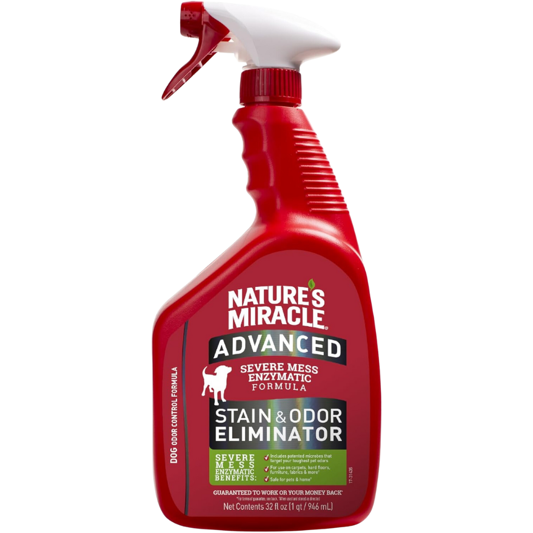 Cleaning Solutions - Nature's Miracle Advanced Stain and Odor Eliminator - Fresh Scent, 32 Ounces