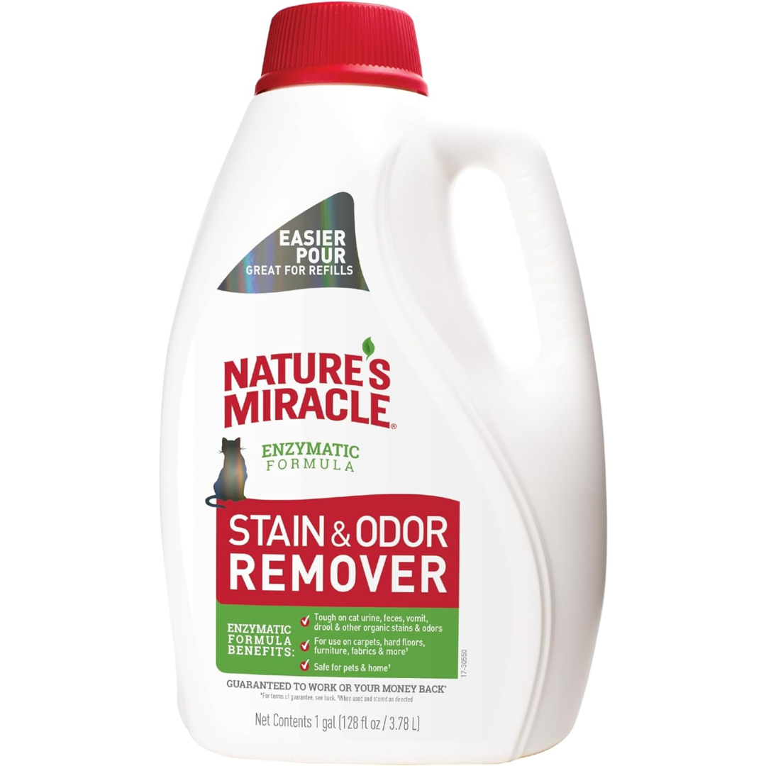 Cleaning Solutions -Stain and Odor Remover Cat, Odor Control Formula, Pour