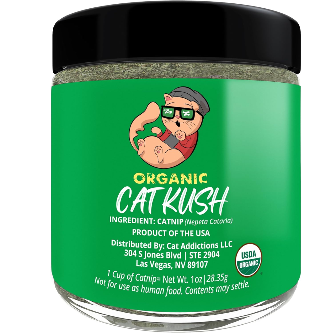 Food Treats - Organic Catnip! (1 Cup)