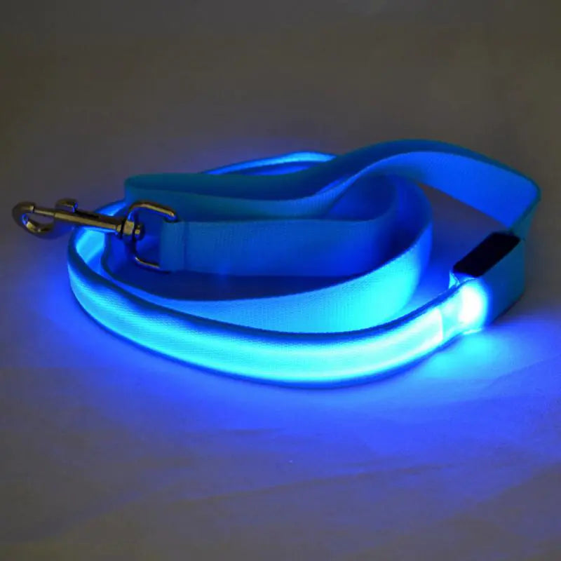 Collars, Leashes, and Harnesses - Rechargeable LED Pet Leash