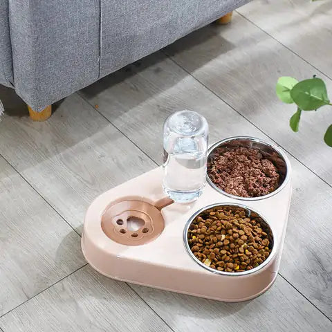 Feeding Accessories - 3in1 Pet Food Bowl