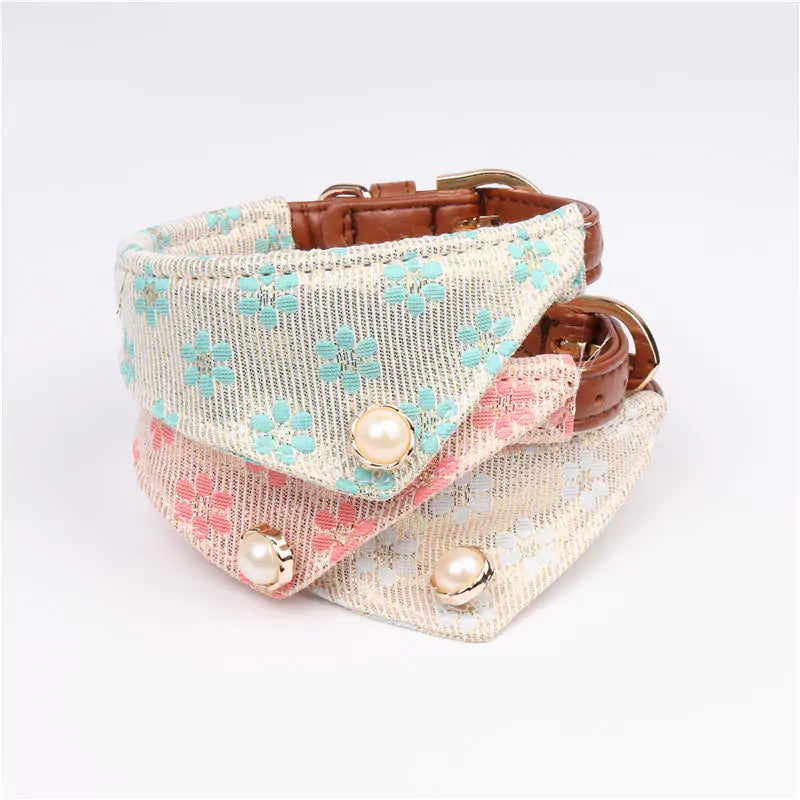 Collars, Leashes, and Harnesses - Cute Bowknot Pets Collars