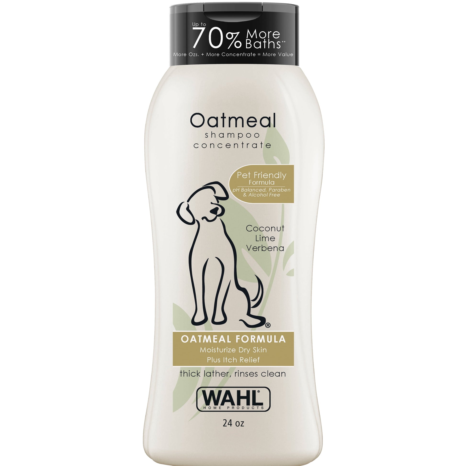 Grooming Supplies - Itch Relief Dog Shampoo Concentrate, Moisturizing Oatmeal Formula, 24 oz