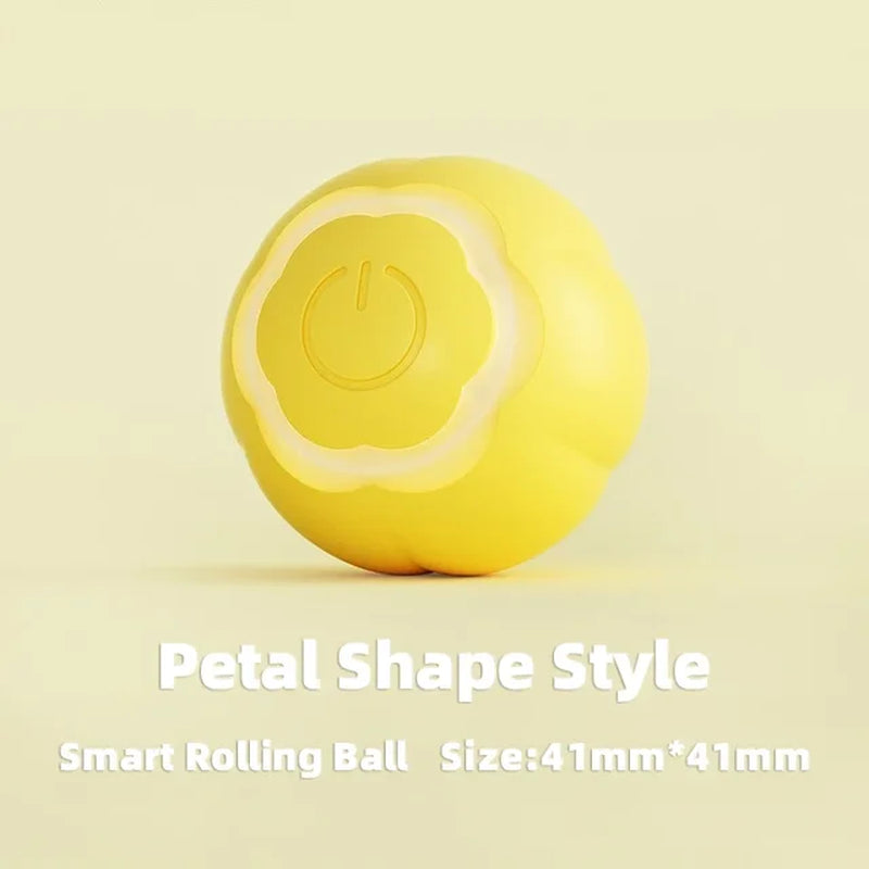 Pet Automatic Rolling Cat Toy Training Self-Propelled Kitten Toy Indoor Interactive Play Electric Smart Cat Ball Toy Supplies