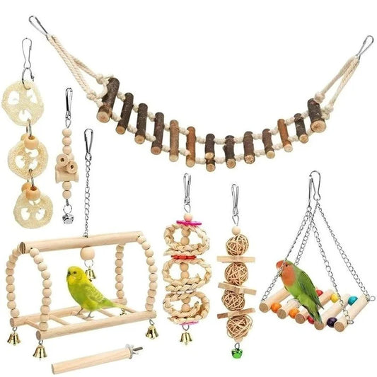 Toy - 8PCS Set Bird Traning