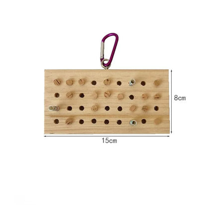 Toy -Hanging Solid Wood Keyboard Training Puzzle Stress Relief Toys 