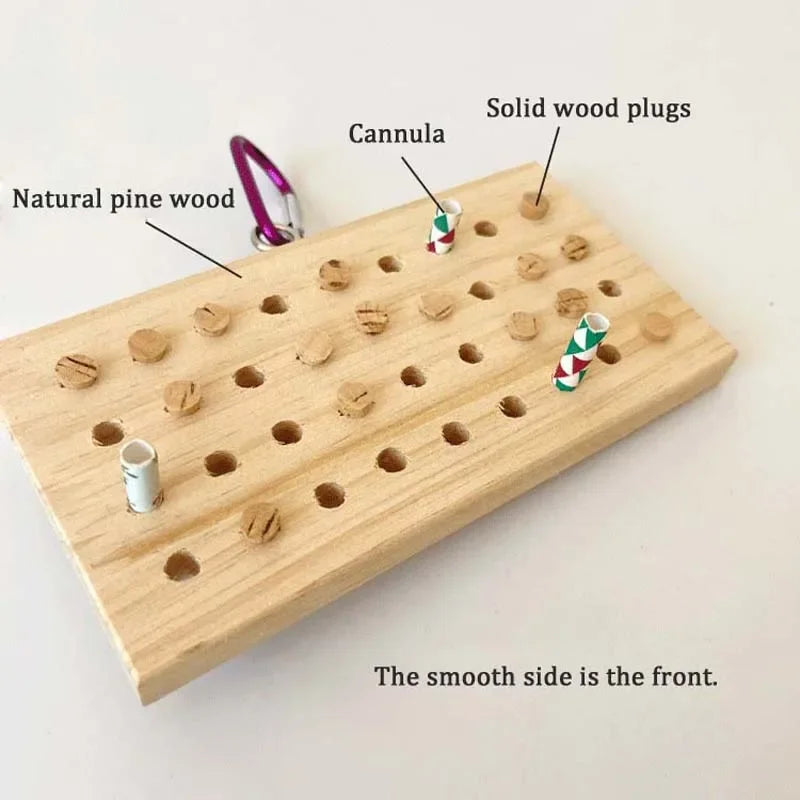 Toy -Hanging Solid Wood Keyboard Training Puzzle Stress Relief Toys 