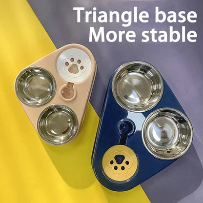 Feeding Accessories - 3in1 Pet Food Bowl