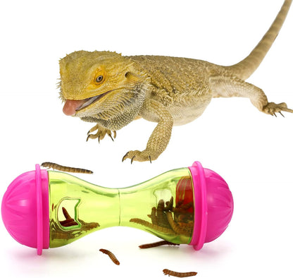 Toys - Bearded Dragon (3Pcs) - Reptile Enrichment Ball Accessories, Food Toys, Transparent Design, Pet Tank Decor, Lizard Gecko Small Animal Habitat Terrarium