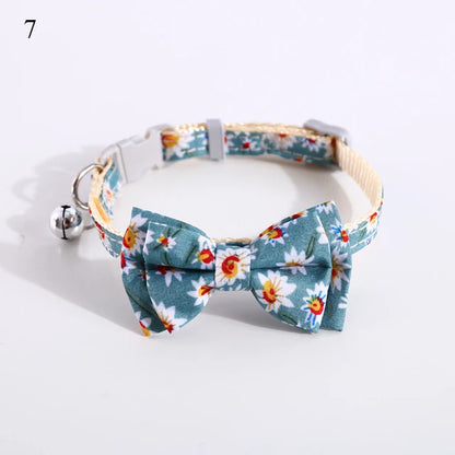 Apparel and Accessories - Plaid Print Pet Bow Tie Collar