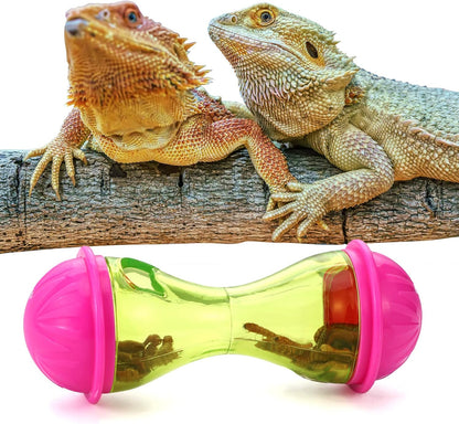 Toys - Bearded Dragon (3Pcs) - Reptile Enrichment Ball Accessories, Food Toys, Transparent Design, Pet Tank Decor, Lizard Gecko Small Animal Habitat Terrarium