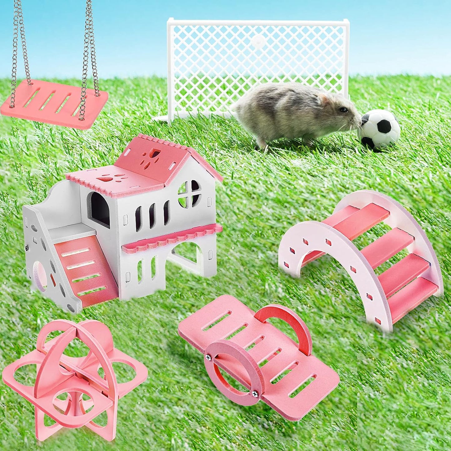 Toys - 5-Piece Hamster Toy Set