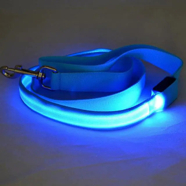 Collars, Leashes, and Harnesses - Rechargeable LED Pet Leash