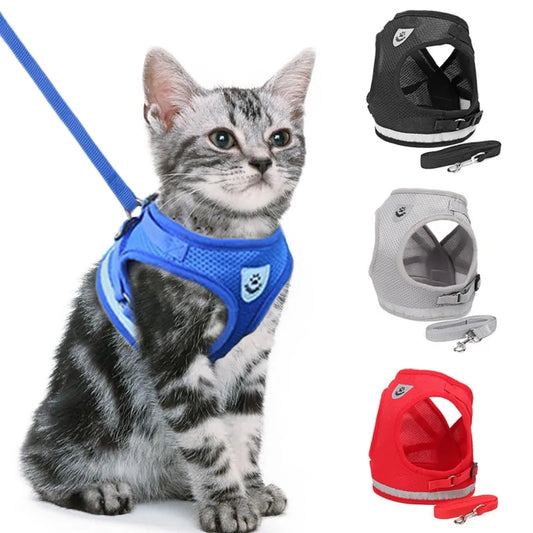 Collars, Leashes, and Harnesses -  Adjustable Harness Vest