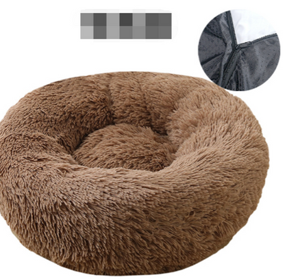 Bedding and Crates: - Pet Dog Bed Comfortable Donut Cuddler