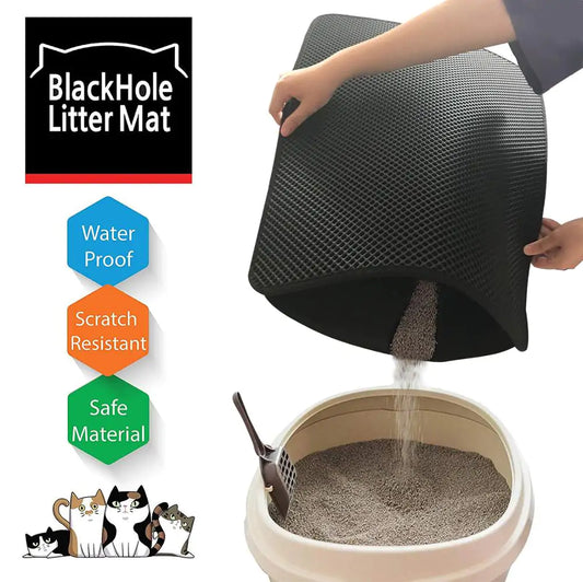 Litter and Litter Accessories - Waterproof and Non-slip Cat Litter Mat