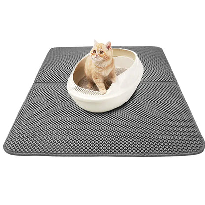 Litter and Litter Accessories - Waterproof and Non-slip Cat Litter Mat