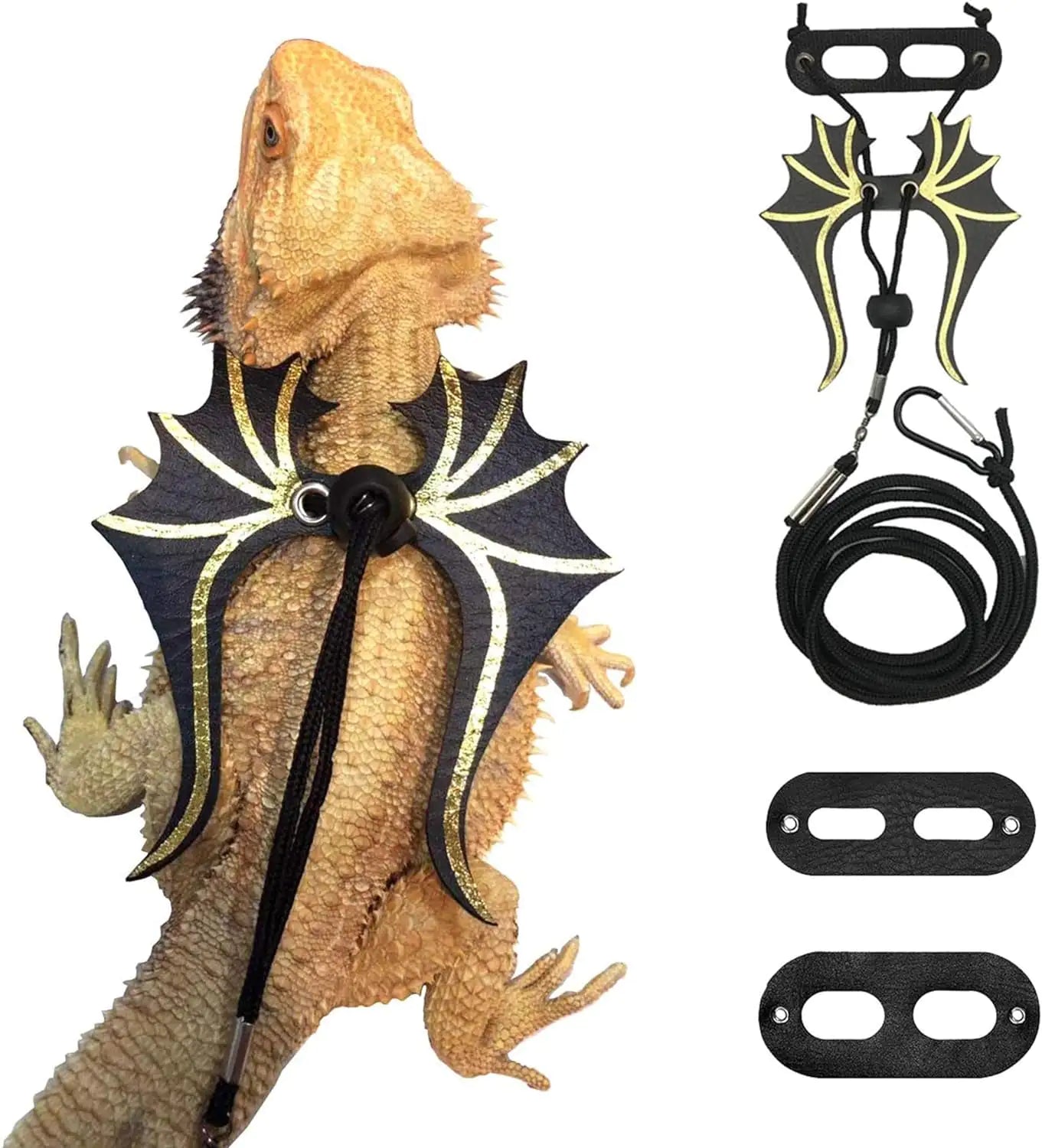 Apparel and Accessories - Bearded Dragon Lizard Leash Harness