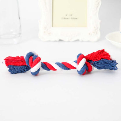 Toy - Cotton Double Rope Knot Pet Toy