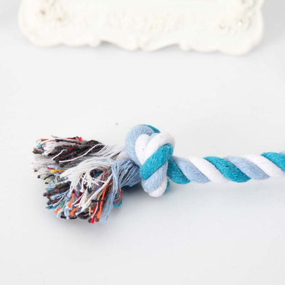 Toy - Cotton Double Rope Knot Pet Toy