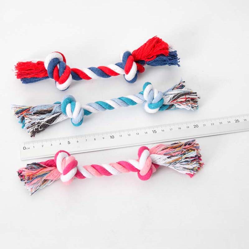 Toy - Cotton Double Rope Knot Pet Toy