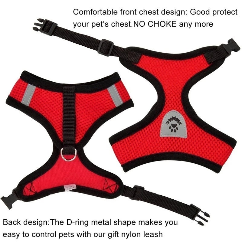 Collars, Leashes, and Harnesses - Adjustable Vest Harness