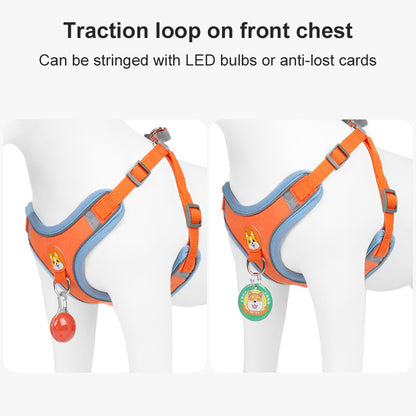 Collars, Leashes, and Harnesses - Reflective Pet Harness And Leash Set