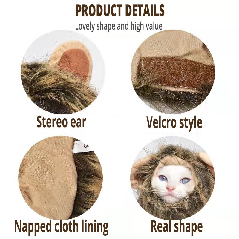 Apparel and Accessories - Lion Mane Cat Costume