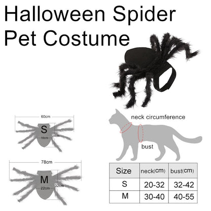 Apparel and Accessories - Spider Costume for Pets